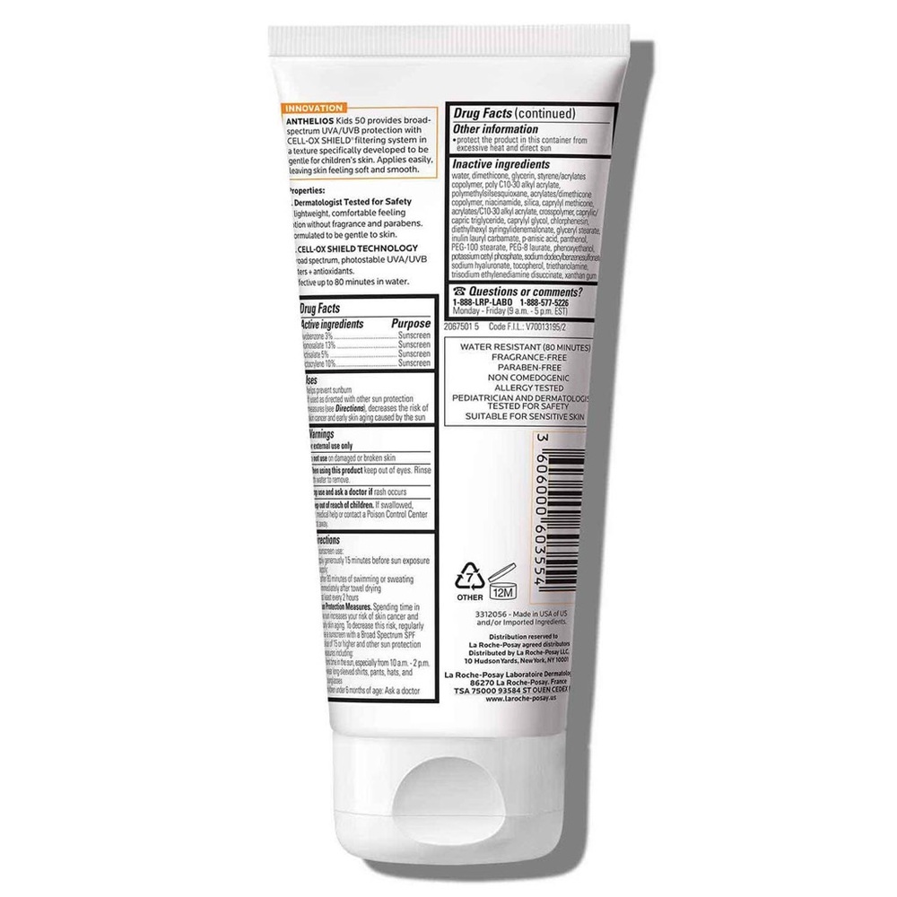 La Roche-Posay Anthelios Kids SPF 50 Gentle Lotion Sunscreen - Picture 2 of 3